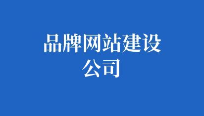 品牌网站建设公司