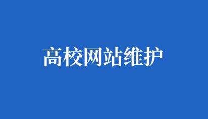 高校网站维护