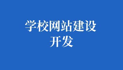 学校网站建设开发